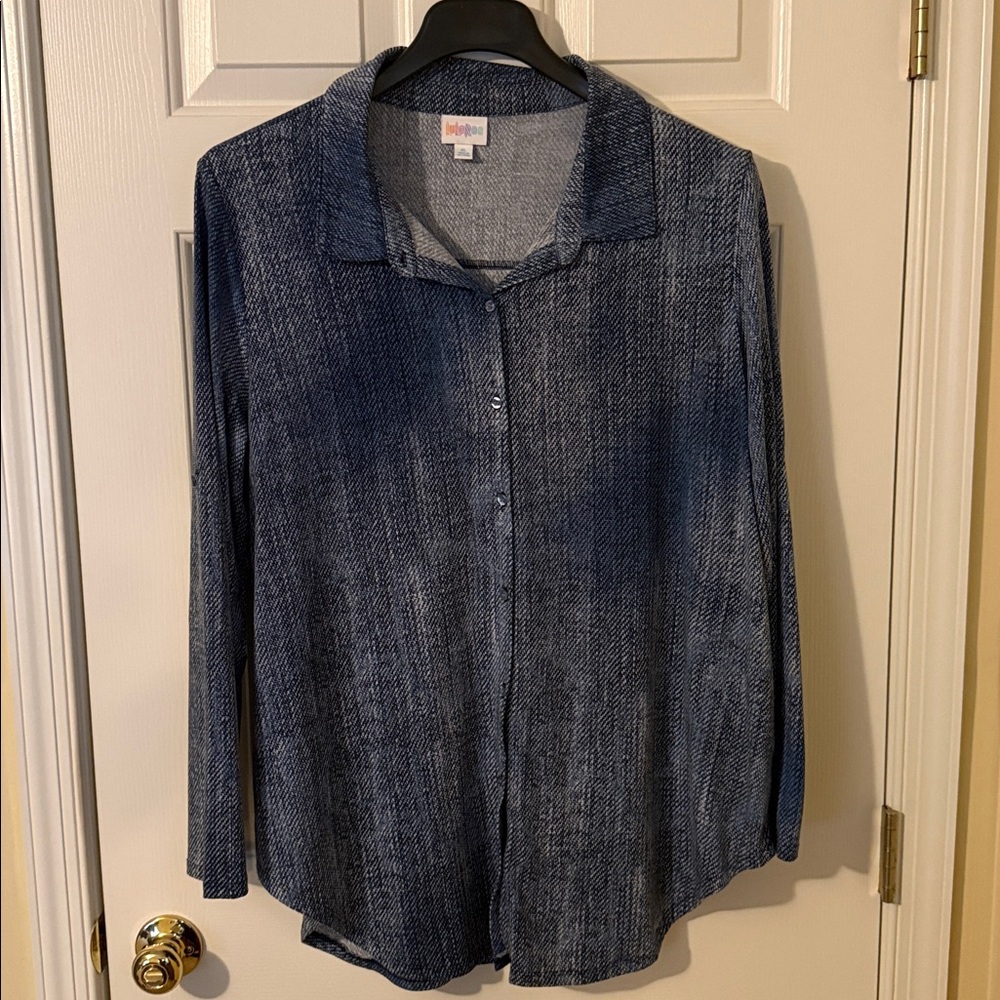 Denim color LuLaRoe XL Valentina